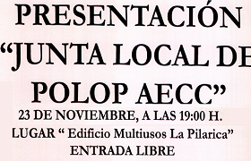 Presentación de la ”Junta local de Polop AECC” Presentación de la ”Junta local de Polop AECC”